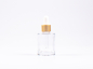 Preview: Glasflasche "Raoul" 30ml, mit Pipette gold